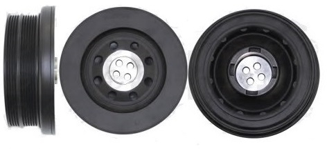 Crank Pulley Diesel (Topran) (M57N, M57N2 6 Cyl) (BMW 3 Series E46 / E90 / 5 Series E60 / 6 Series E63/E64 / 7 Series E65 / X3 E83 / X5 E53 / E70)