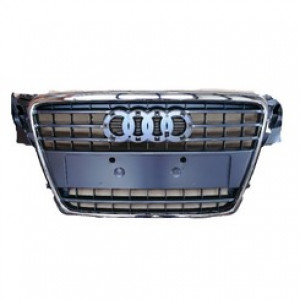 Radiator Grille + Chrome Frame 08-11 (Audi A4 B8)