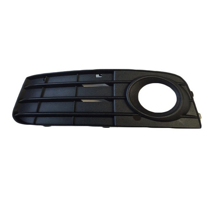 Front Bumper Grille+fog hole+ Black Rim Left 08-11 (Audi A4 B8)