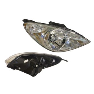 Headlamp+Mototr+White Indicator Electric Right (HYUNDAI i20 09-12)