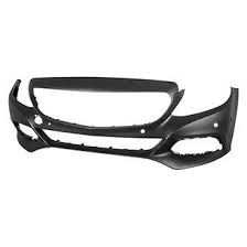 Front Bumper+PDC Hole Primed Classic/Exclusive 14-18 (Mercedes Benz C Class W205)