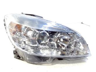 Headlamp + Motor Electric Halogen Chrome Right Hand Side 11-13 (Mercedes Benz C Class W204)