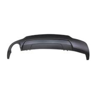 Rear Spoiler+1Muffler Hole AMG 11-13 (Mercedes Benz C Class W204)