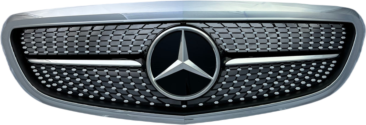 Grille+Chrome Frame Classic/Exclusive 14-18 (Mercedes Benz C Class W205)