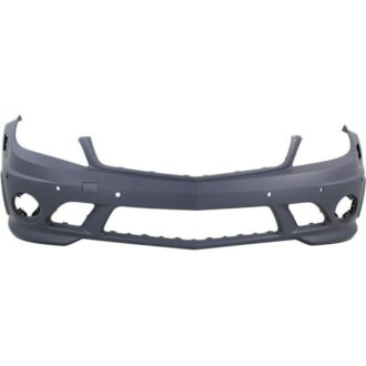 Front Bumper+Washer Hole+PDC Hole Primed C63 11-13 (Mercedes Benz C Class W204)