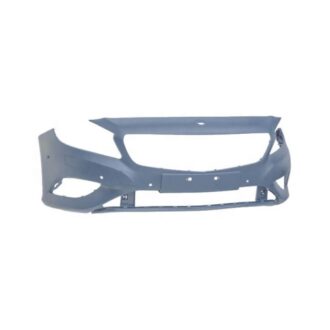 Front Bumper+Washer Hole+PDC Hole Primed  14-17 (Mercedes Benz GLA W156)