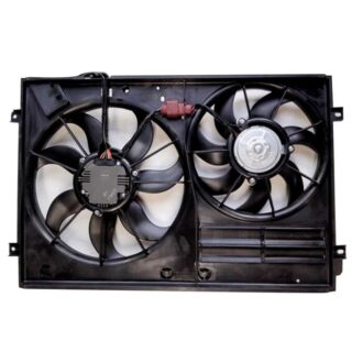 Fan Assembly Radiator+Aircon 1.6D/2.0D/GTI 09-12 (Volkswagen Golf 6)