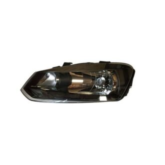 Headlamp S/B+Motor Electric Left Hand Side  10-14 (Volkswagen Polo 6R)