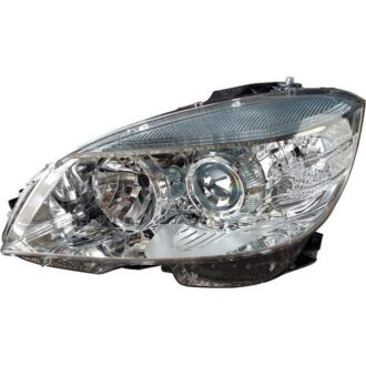 Headlamp + Motor Electric Left Hand Side 07-10 (Mercedes Benz C Class W204)