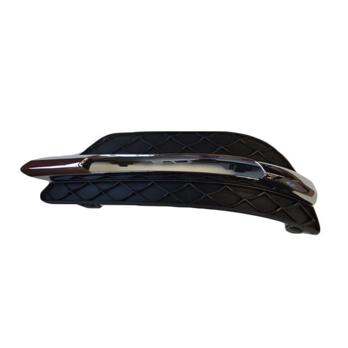 Front Bumper Grille+Fog Lamp Hole+Chrome Mould Left Hand Side Avantgarde11-13 (Mercedes Benz C Class W204)