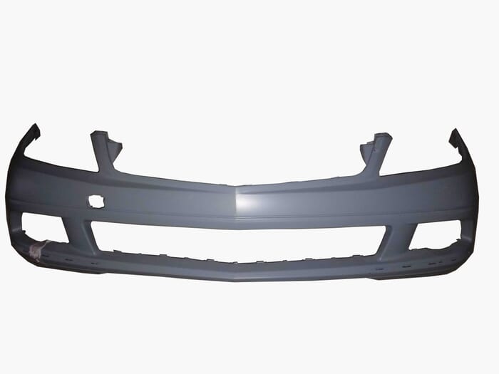Front Bumper+Moulding Hole Primed Elegance/Avantguarde 07-10 (Mercedes Benz C Class W204)