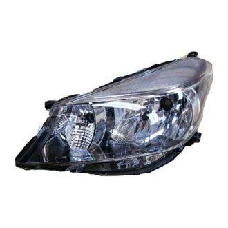 Headlamp + Motor Electric Hatchback Left Hand Side  12-14 (Toyota Yaris)