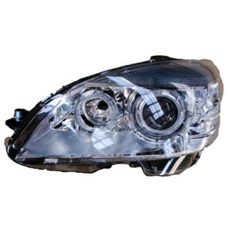 Headlamp + Motor Electric HID Left Hand Side 07-10 (Mercedes Benz C Class W204)