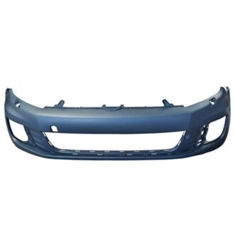 Front Bumper+Fog Lamp Hole+Washer Hole Primed 09-12 (Volkswagen Golf 6)