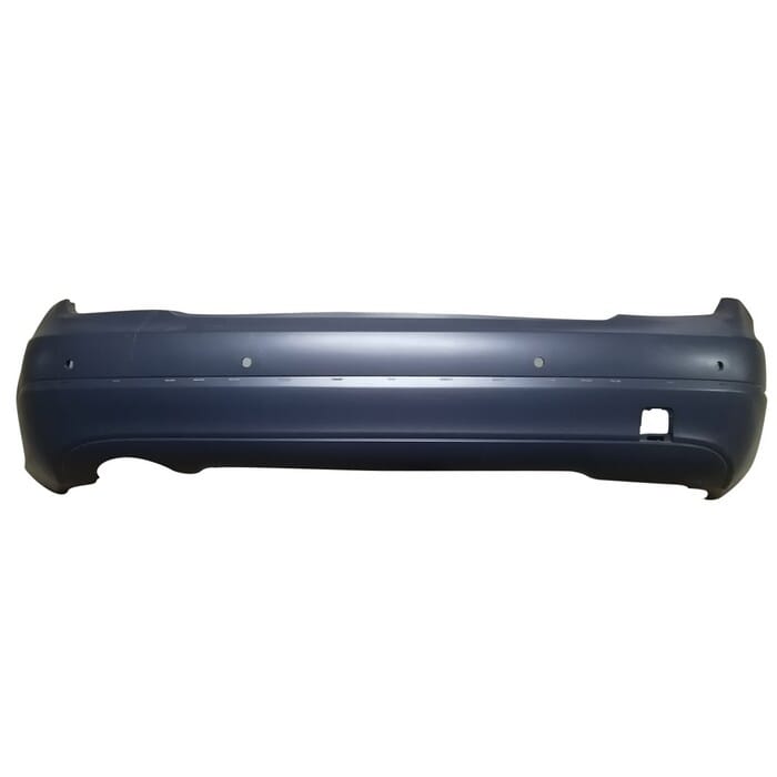 Rear Bumper+PDC Hole+Moulding Hole Primed Elegance/Avantguarde 11- (Mercedes Benz C Class W204)