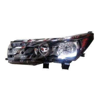 Headlamp+Day Light Running Lamp+Motor+Chrome Mould Left Hand Side 14-17 (Toyota Corolla AE150)