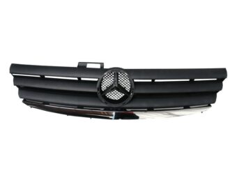 Grille Black+Lower Chrome Mould Classic 04-08 (Mercedes Benz A Class W169)