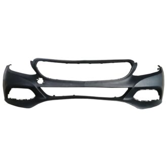 Front Bumper Primed Black Avantgarde 14-18 (Mercedes Benz C Class W205)