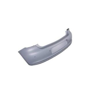 Rear Bumper+PDC Hole Primed Hatchback 10-14 (Volkswagen Polo 6R)