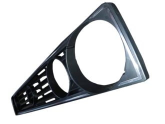 Grille Double Light +Big Badge Hole Chrome Trim  87- (VW Citi Golf 1)