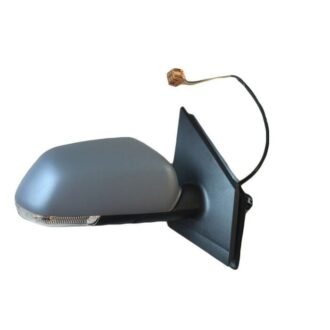 Door Mirror+Lamp+Wire Primed Right Hand Side 05-09 (Volkswagwen Polo 9N)