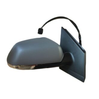 Door Mirror+Lamp+Asphorical+Heater Primed Right Hand Side 05-09 (Volkswagwen Polo 9N)