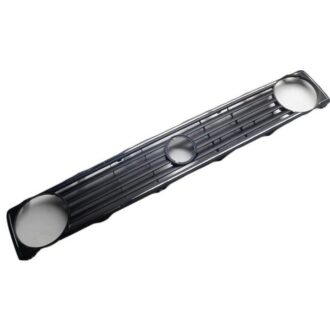 Grille Single Round+Big Badge Hole Chrome Trim  87- (VW Citi Golf 1)