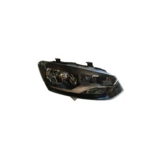 Headlamp+Motor Electric Black Right Hand Side 14-17 (Volkswagen Polo 6R)