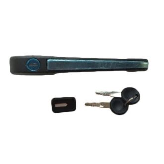Front Door Handle+Key Outer Metal Left Hand Side L2 87-09 (VW Citi Golf 1)