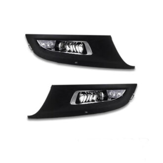 Fog Lamp Assembly+Bumper Grille Left+Right Hand Side Hatchback 10-14 (Volkswagen Polo 6R)