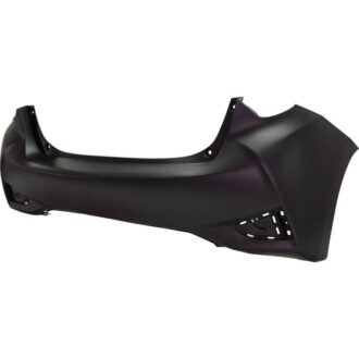 Rear Bumper Primed Black Hatchback 16-18 (Toyota Yaris)