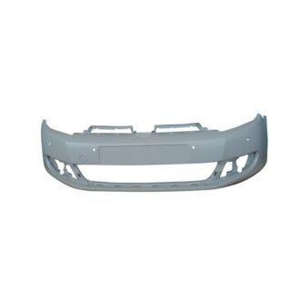 Front Bumper+Fog Lamp Hole+6 PinDC Hole Primed 09-12 (Volkswagen Golf 6)