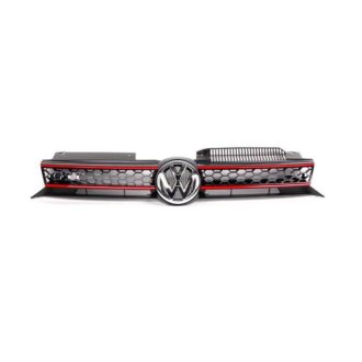 Grille+Red Mould+GTI Badge 09-12 (Volkswagen Golf 6)