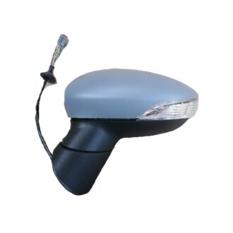 Door Mirror+Lamp Electric Left Hand Side   09-13 (Ford Fiesta)