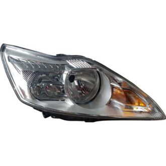 Headlamp Manual Chrome Right Hand Side 09-11 (Ford Focus)