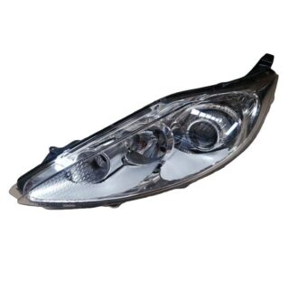 Headlamp + Motor Electric Chrome Projection Left Hand Side   09-13 (Ford Fiesta)