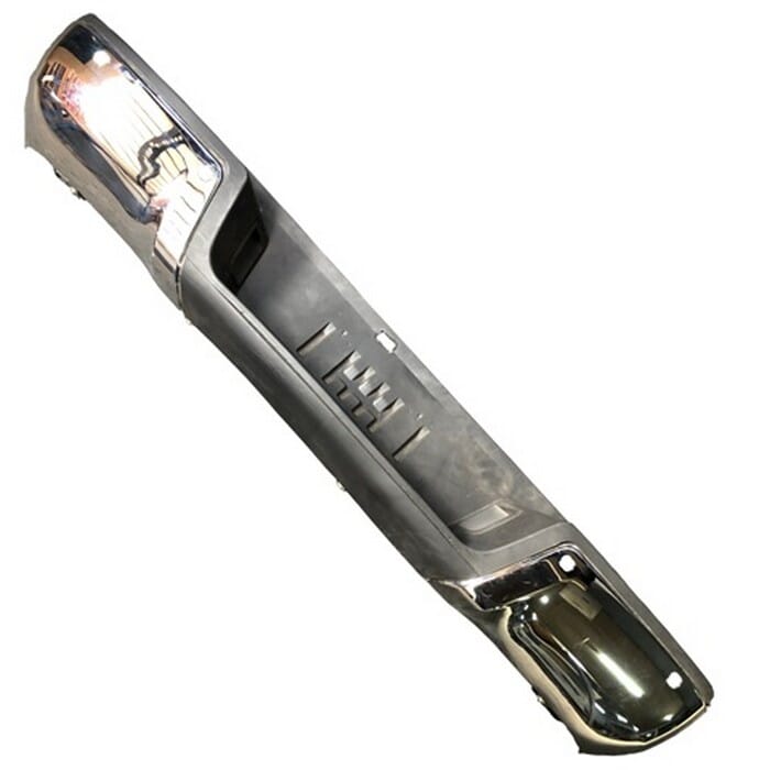 Rear Bumper+Step+PDC Hole Chrome 12- (Ford Ranger)