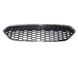 Grille Black+Chrome Frame Honeycomb 13-18 (Ford Fiesta)